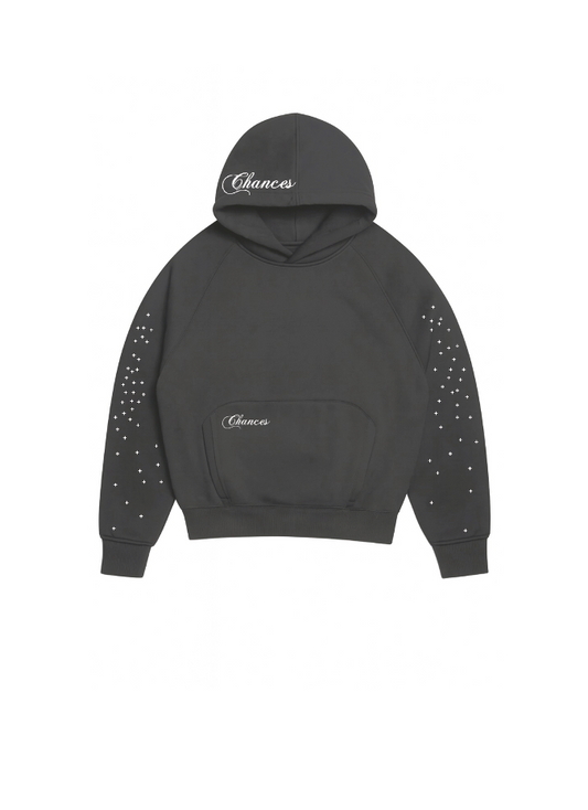 Stars Hoodie Black