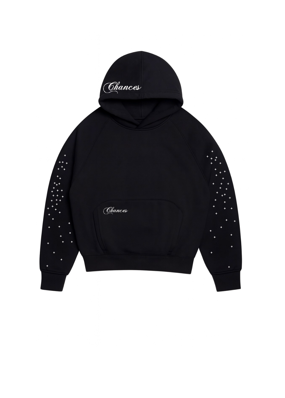 Stars Hoodie Black